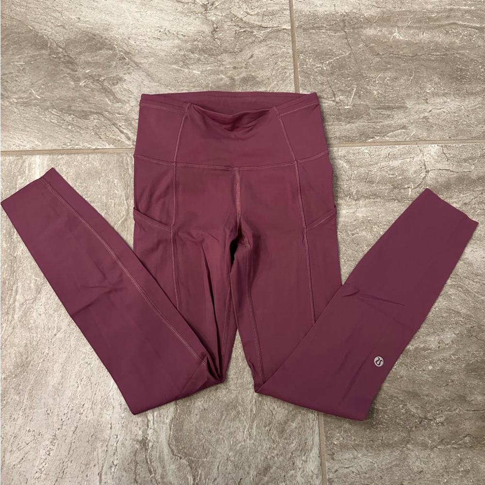 COPY - Lululemon fast and free tights 25” sz 2